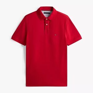 Tommy Hilfiger Bold Red Polo for Men
